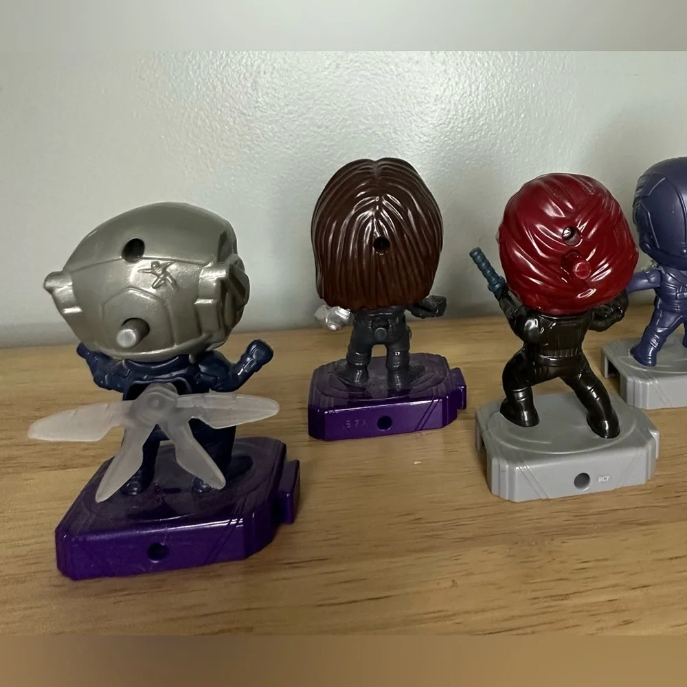 Lot Of 6 McDonald’s Marvel Avengers Endgame, Legends Eternals Action Figure Toys